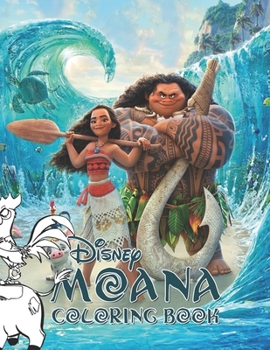 Paperback Moana Coloring Book: Wonderful gift for girls who loves Moana Book