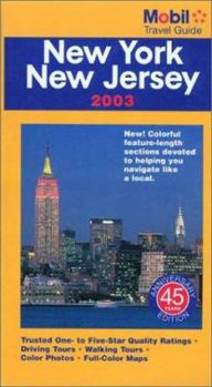 Paperback Mobil Travel Guide New York & New Jersey 2003 Book