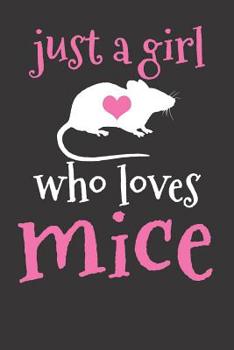 Paperback Mice Notebook: Mouse Mice Owner Pet Love Heart 6x9 Dot Grid Dotted 120 Pages for School College Book