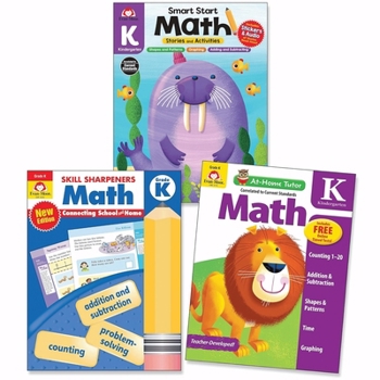 Paperback My First Math Workbooks Pack, Kindergarten Book