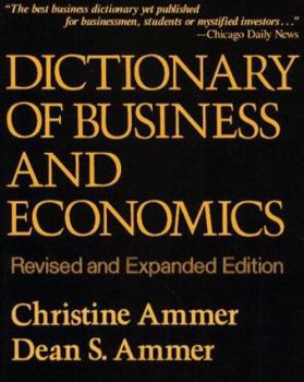 Paperback Dictionary of Business and Economics, REV. Ed. Book