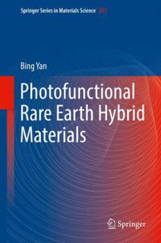 Hardcover Photofunctional Rare Earth Hybrid Materials Book