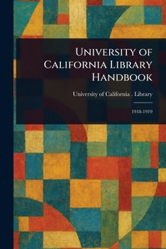 Paperback University of California Library Handbook Book