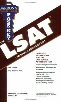 Paperback Pass Key to the LSAT (BARRON'S PASS KEY TO THE LSAT) Book
