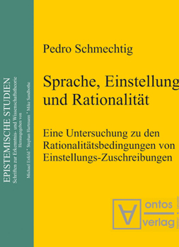Hardcover Sprache, Einstellung und Rationalität [German] Book