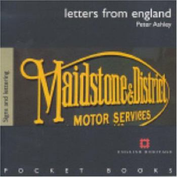 Paperback Letters from England: Traditional Lettering (English Heritage Pocket Books) Book