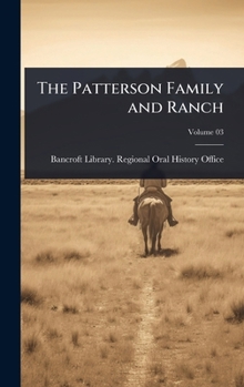Hardcover The Patterson Family and Ranch Book