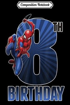 Composition Notebook: Marvel Spider-Man Swinging 3rd Birthday Graphic  Journal/Notebook Blank Lined Ruled 6x9 100 Pages