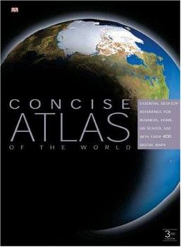 Hardcover DK Concise Atlas of the World Book