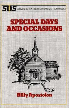 Paperback Special Days and Occasions (Sermon Outline Series) Book