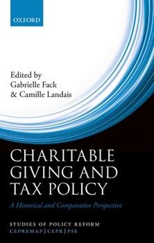 Hardcover Charitable Giving and Tax Policy: A Historical and Comparative Perspective Book