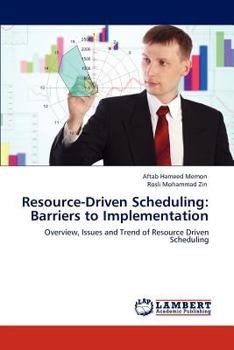 Paperback Resource-Driven Scheduling: Barriers to Implementation Book