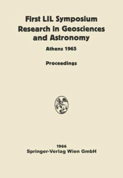 Paperback Proceedings of the First Lunar International Laboratory (Lil) Symposium Research in Geosciences and Astronomy: Organized by the International Academy Book