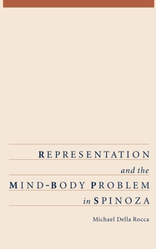 Hardcover Representation and the Mind-Body Problem in Spinoza Book