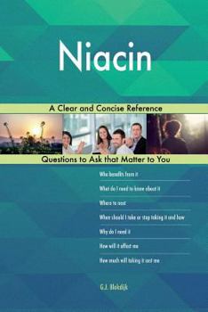 Paperback Niacin; A Clear and Concise Reference Book
