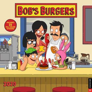 Calendar Bob's Burgers 2020 Wall Calendar Book