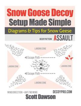 Paperback Snow Goose Decoy Setup Made Simple: Diagrams & Tips For Snow Geese Book