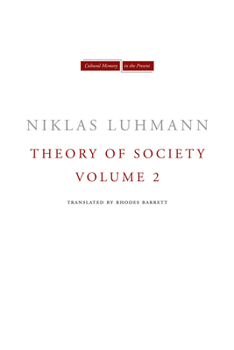 Paperback Theory of Society, Volume 2 Book