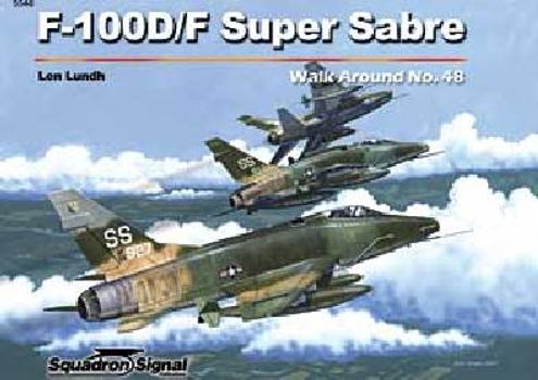 Paperback F-100D/F Super Sabre - Walk Around No. 48 Book