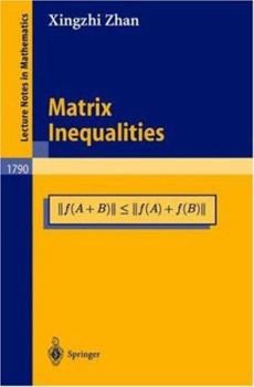 Paperback Matrix Inequalities Book