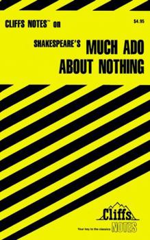 Paperback Cliffsnotes on Shakespeare's Much ADO about Nothing Book