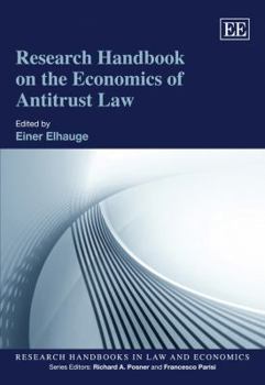 Hardcover Research Handbook on the Economics of Antitrust Law Book