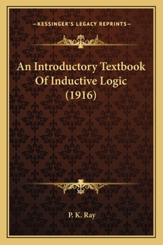 Paperback An Introductory Textbook Of Inductive Logic (1916) Book