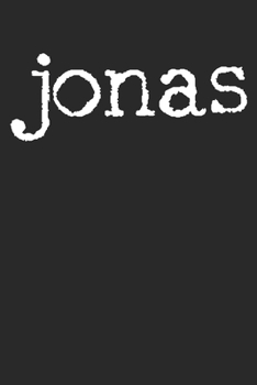 Paperback Notebook: Jonas Ruled 6x9 120 Pages Book