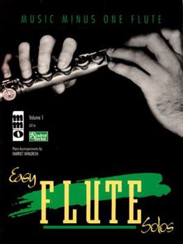 Music Minus One Flute: Easy Flute Solos: Beginning Students, Vol. I  (Book & 2 CDs)