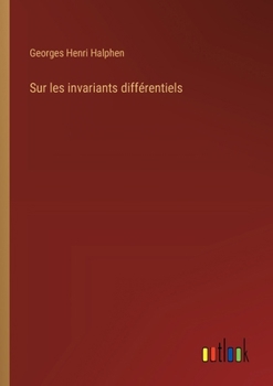 Paperback Sur les invariants différentiels [French] Book