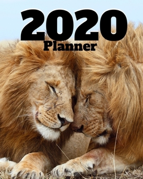 2020: Monthly/Weekly Planner for lion lovers