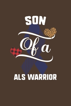 Son Of A Als Warrior: Als Awareness Leopard Buffalo Plaid Family Gift