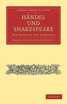Paperback Händel Und Shakespeare: Zur Ästhetik Der Tonkunst Book