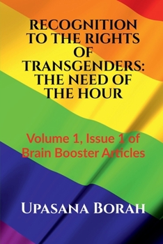 Paperback Recognition to the Rights of Transgenders Book
