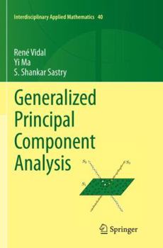 Paperback Generalized Principal Component Analysis Book