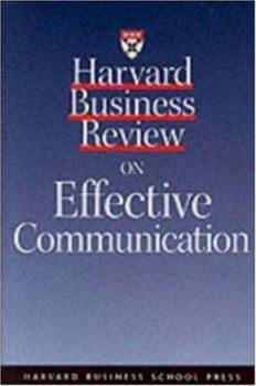 Paperback Harvard Business Review on Effective Communication Book