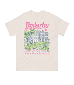 Misc. Jane Austen's Pride and Prejudice - Pemberley Unisex T-Shirt Medium Book