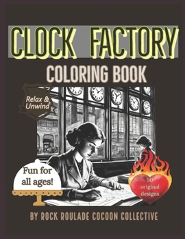 Paperback Clock Factory: Coloring Book