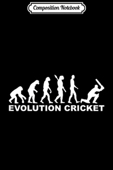 Paperback Composition Notebook: Evolution cricket Journal/Notebook Blank Lined Ruled 6x9 100 Pages Book