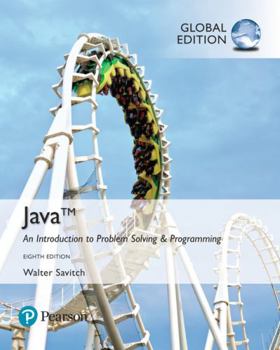 Paperback Java: An Introduction to Problem Solving and Programming, Global Edition Book