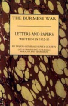 Paperback Burmah Letters and Papers (1852-53 ) Book