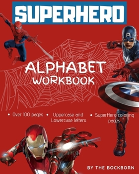 Paperback Superhero Alphabet Workbook: Letter Tracing Book