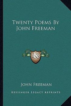 Paperback Twenty Poems By John Freeman Book