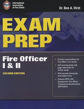 Paperback Exam Prep: Fire Officer I & II Book