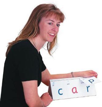 Spiral-bound Phonics Flickers CVC Words Book