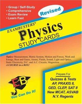 Hardcover Exambusters Physics Study Cards Book