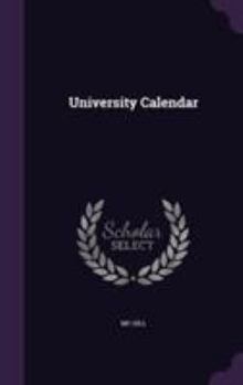 Hardcover University Calendar Book