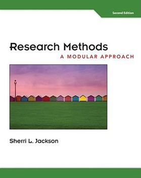 Paperback Research Methods: A Modular Approach Book
