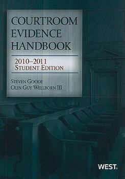 Paperback Courtroom Evidence Handbook Book