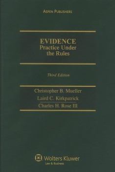 Hardcover Evidence Practice Under Rules Book